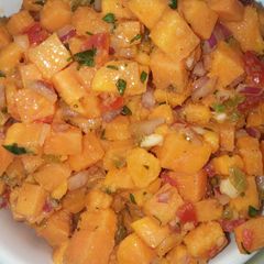 A picture of Sweet potato salsa.