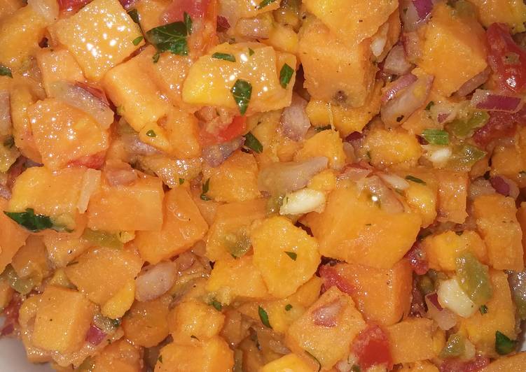 Step-by-Step Guide to Prepare Super Quick Homemade Sweet potato salsa