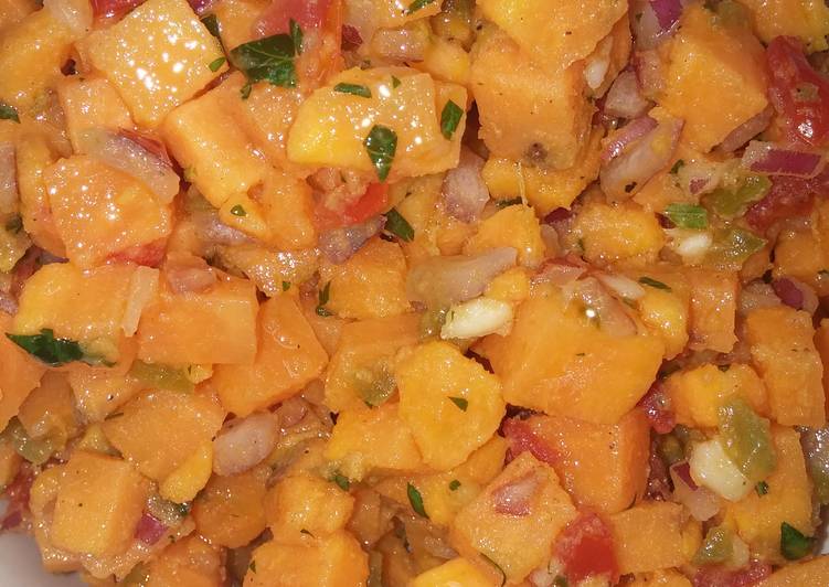 Recipe: Delicious Sweet potato salsa