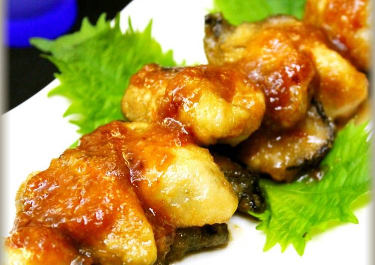 Butter Sautéed Oysters with Oyster Sauce