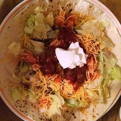 A picture of Overstuffed Tacos.