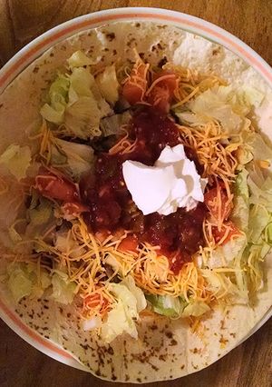 A picture of Overstuffed Tacos.
