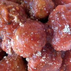 A picture of Mmmm Meatballs...simple and delicious Italian Meatballs.