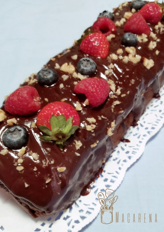 Una foto de Pastel de chocolate sin harinas ni azúcar
