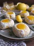 Lemon Curd Thumbprint !
