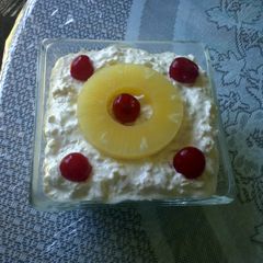 A picture of pineapple dessert.