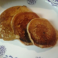 A picture of Heathers pancakes.