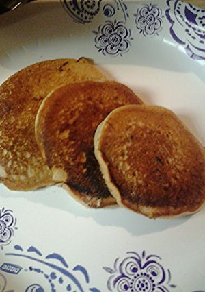 A picture of Heathers pancakes.