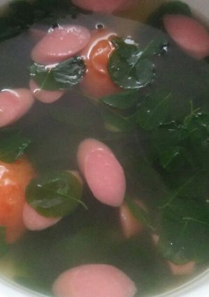 Foto resep Sayur bening daun kelor segar super simpel