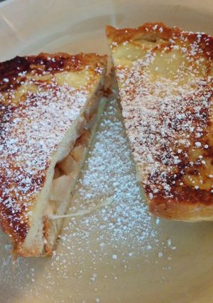 A picture of Pear & Havarti French Toast.