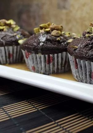 A picture of The Simplest Choclate Cup Cakes EVER!.