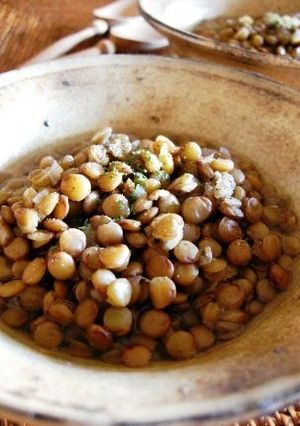 A picture of Braised Lentils.