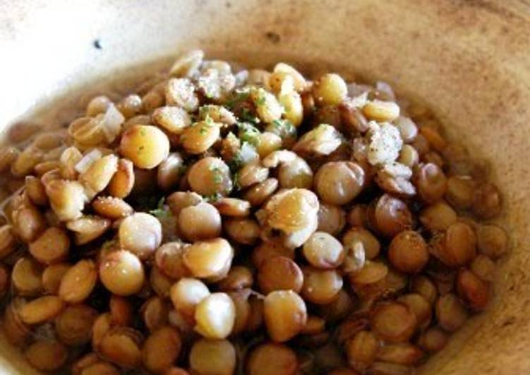 Recipe of Super Quick Homemade Braised Lentils