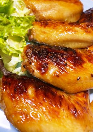 A picture of Men's Meal★Great for BBQ! Dad's Teriyaki Grilled Chicken Wings.