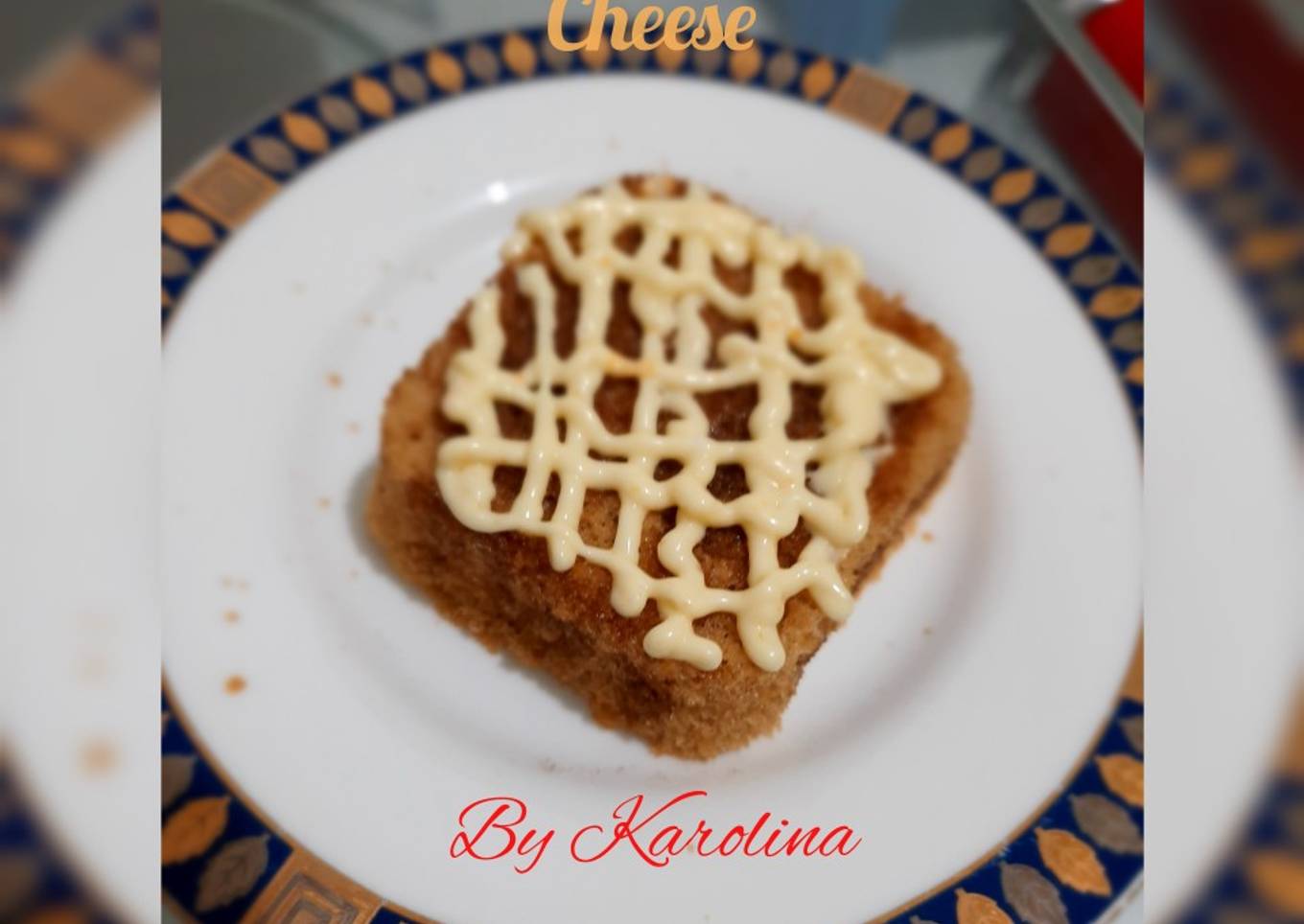 Coffee Cake with Orange Cheese Cream