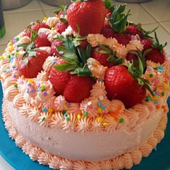 A picture of Ray's' *Strawberry Dream Delight*.