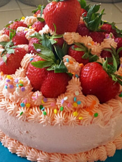 A picture of Ray's' *Strawberry Dream Delight*.