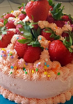 A picture of Ray's' *Strawberry Dream Delight*.