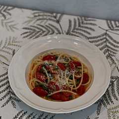 番茄芝麻葉義大利麵 Pasta con Pomodorini e Rucola-レシピのメイン写真