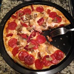 A picture of Home Made Pizza! My Very Best.