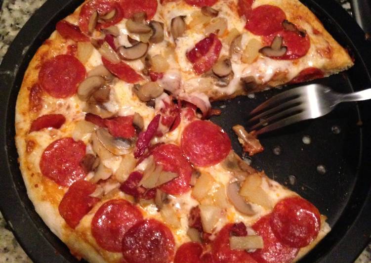 Recipe of Any-night-of-the-week Home Made Pizza! My Very Best