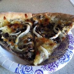 A picture of Pizza Dough And White Sauce Recipe.