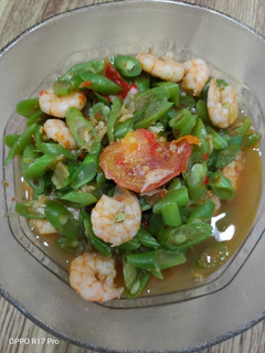 Foto resep Oseng Buncis Udang Pedas