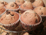 Magdalenas con pepitas de chocolate