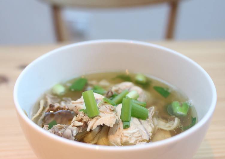 Simple Way to Prepare Homemade Ginseng Chicken Soup