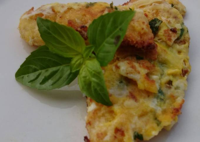 Crispy Chicken In Cheesy Basil Sauce Recipe