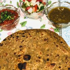 Left over aloo palak paratha😋لیفٹ اوور آلو پالک پراٹھا😋 A picture of Left over aloo palak paratha😋لیفٹ اوور آلو پالک پراٹھا😋.