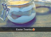 A picture of tiramisu cream