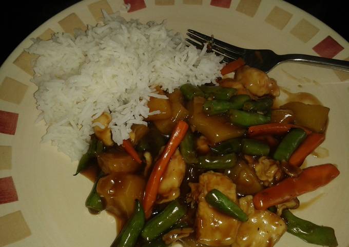 Low Fat Sweet and Sour Chicken