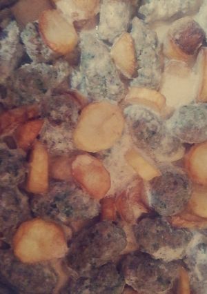 صورة لوصفة صينية كفتة مع بطاطا