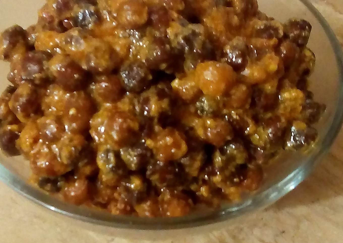 Spicy chick peas/Bengal gram