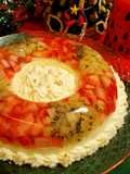 Colourful No-bake Cheesecake for Christmas
