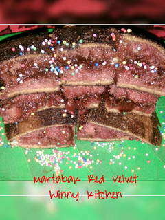 Foto resep Martabak red velvet lumer
