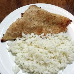 A picture of breaded fish!.