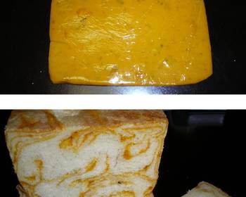 Unique Cuisine Easy Kabocha Squash Marbled Bread Savory Delicious