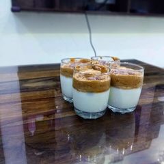 A picture of Dalgona Coffee.