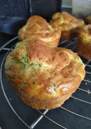 Une photo de Cake épinard et crevette