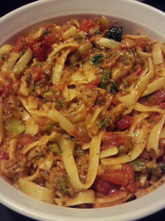 A picture of Roasted Vegetable Pasta.
