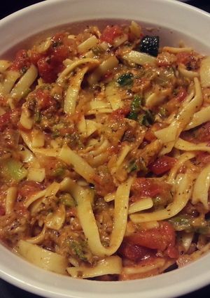A picture of Roasted Vegetable Pasta.