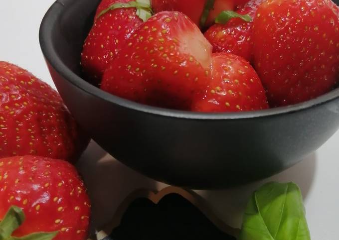 🍓Fraise et Basilic