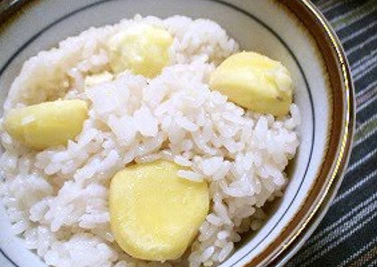 Recipe of Speedy Steamed Chestnut Mochi Rice