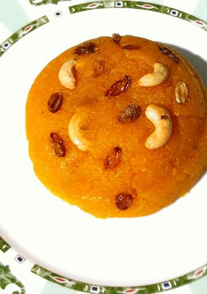 A picture of Kesari Bath/Rava Kesari.