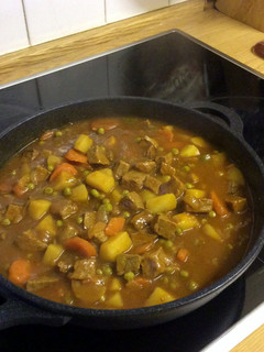 A picture of Left over Roast Beef Curry.