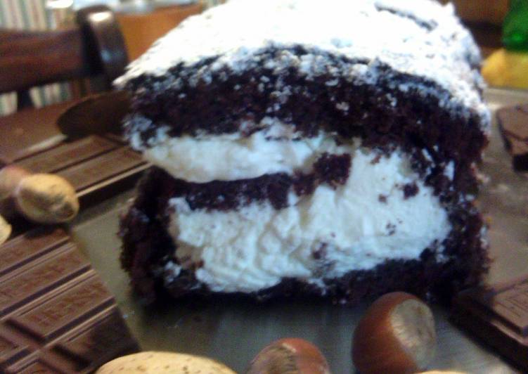 Steps to Make Quick chocolate cake roll