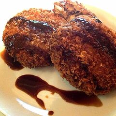 A picture of Crunchy Outside, Fluffy Inside Minced Pork Cutlet.