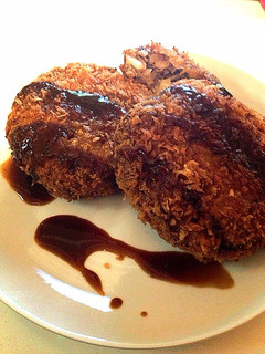 A picture of Crunchy Outside, Fluffy Inside Minced Pork Cutlet.